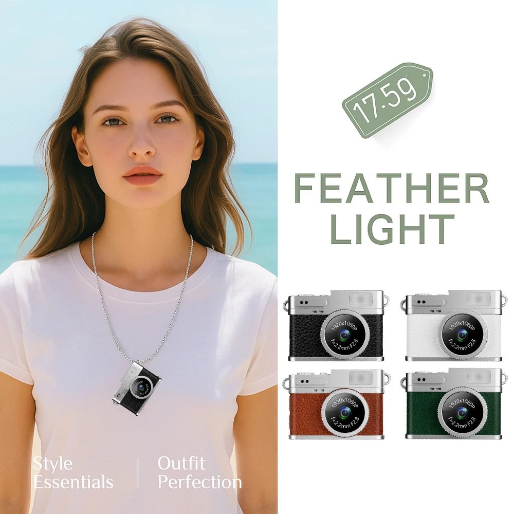 Ourlife Digital Camera 1080P CCD Mini Cam with Screen Indoor Outdoor Sports Portable Vintage Very Small Camcorder Video Recorder Ourlife Digital Camera 1080P CCD Mini Cam with Screen Indoor Outdoor Sports Portable Vintage Very Small Camcorder Video Recorder