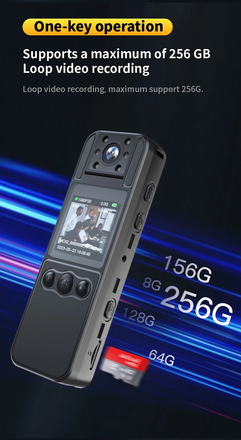 128GB Body Camera with Audio and Video Recording HD 1080P BodyCam 6HR Battery IR Cut Auto Night Vision Body Worn Camcorder 128GB Body Camera with Audio and Video Recording HD 1080P BodyCam 6HR Battery IR Cut Auto Night Vision Body Worn Camcorder