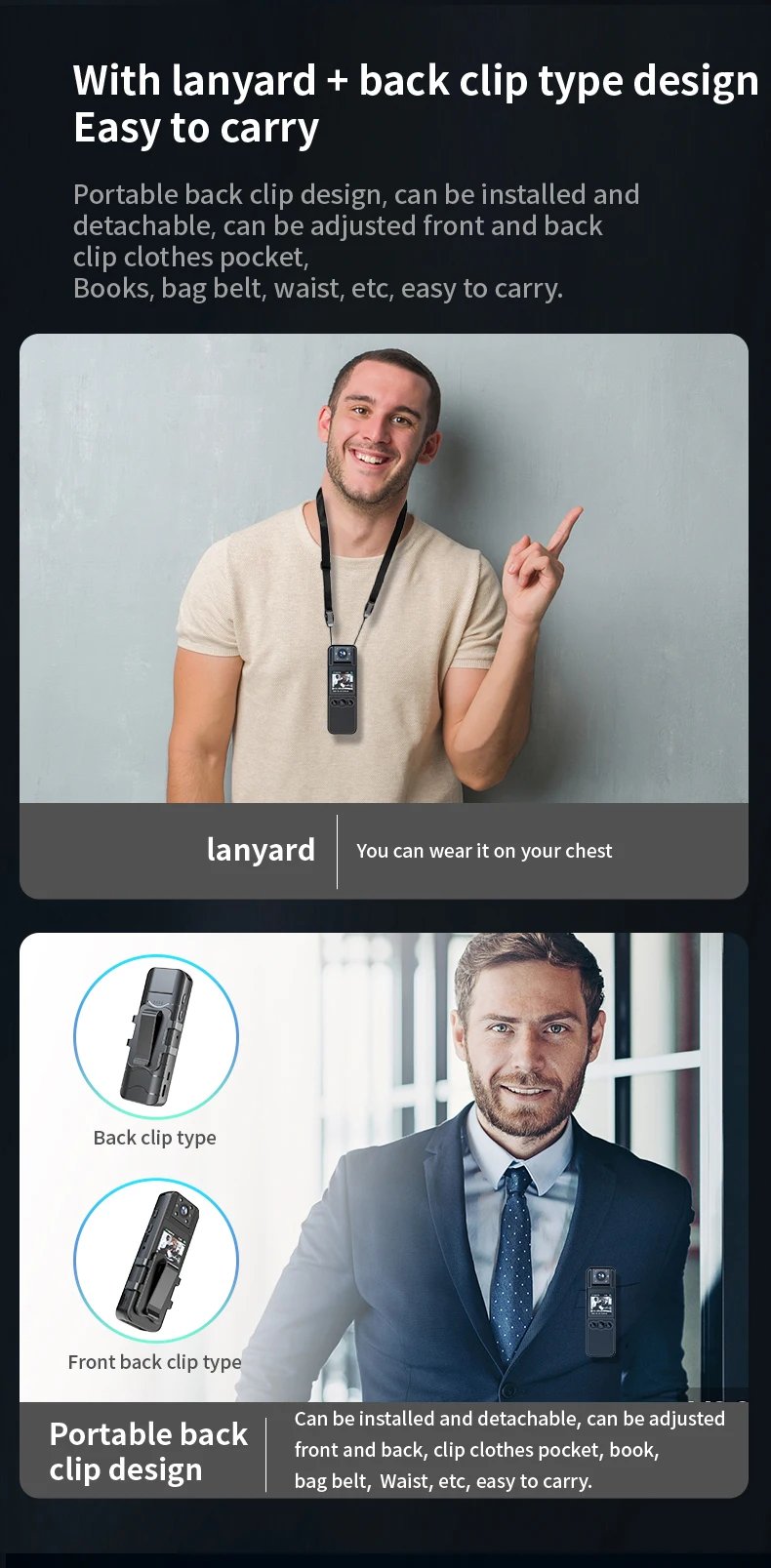 128GB Body Camera with Audio and Video Recording HD 1080P BodyCam 6HR Battery IR Cut Auto Night Vision Body Worn Camcorder 128GB Body Camera with Audio and Video Recording HD 1080P BodyCam 6HR Battery IR Cut Auto Night Vision Body Worn Camcorder