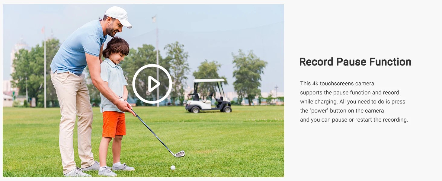 Digital Camera for Photography, 4K 64MP WiFi Vlogging Camera with Flash, Lens Hood, Front and Rear Camera, 4 Inch Touch Screen