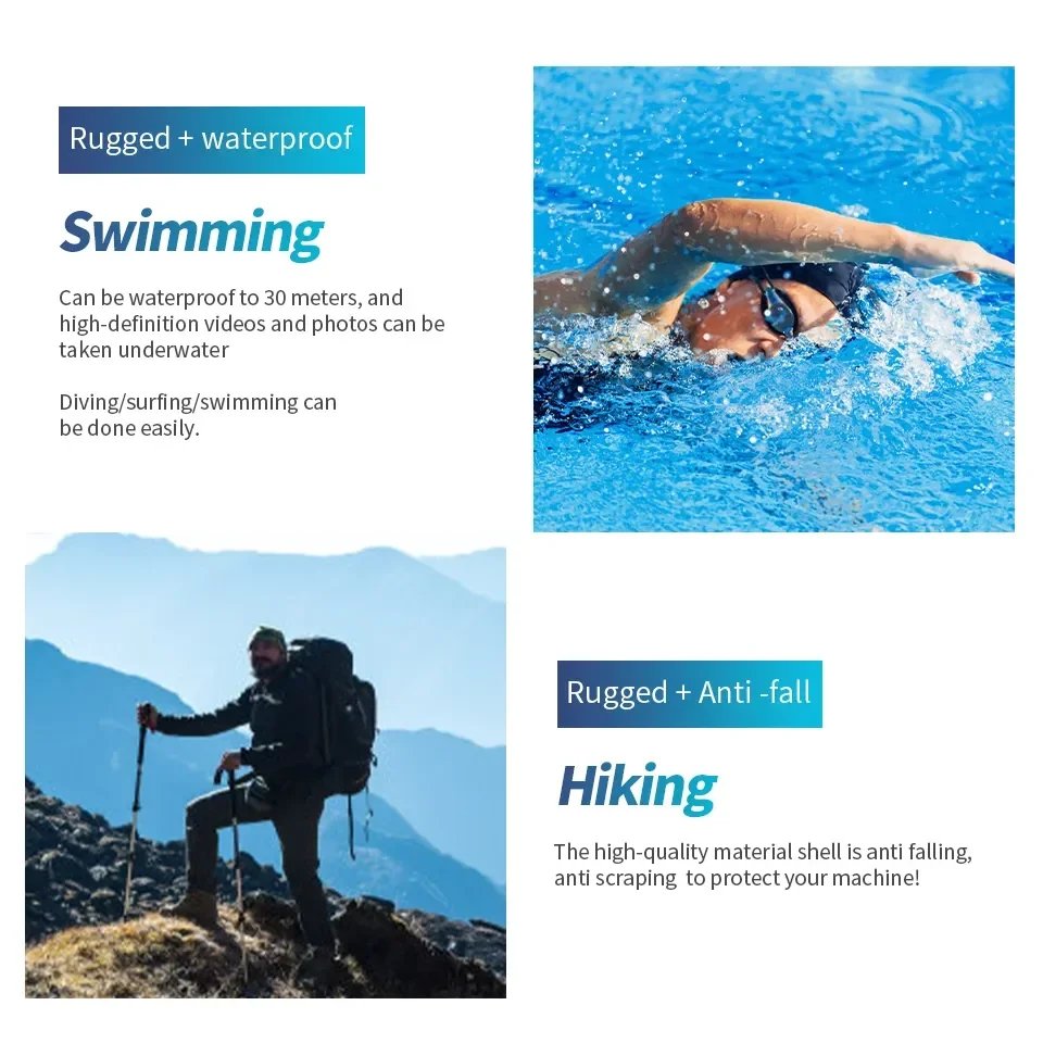 4K WiFi Full HD 1080P Camera 270 Rotatable Mini Camcorders Outdoor Sports DV With Waterproof Case Video Recorder Camcorder Cam 4K WiFi Full HD 1080P Camera 270 Rotatable Mini Camcorders Outdoor Sports DV With Waterproof Case Video Recorder Camcorder Cam