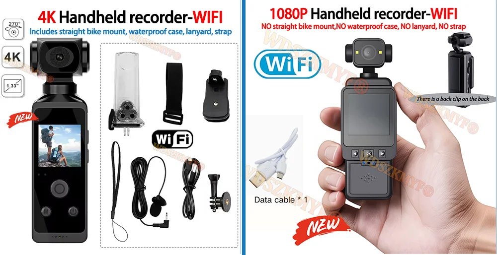 4K WiFi Full HD 1080P Camera 270 Rotatable Mini Camcorders Outdoor Sports DV With Waterproof Case Video Recorder Camcorder Cam 4K WiFi Full HD 1080P Camera 270 Rotatable Mini Camcorders Outdoor Sports DV With Waterproof Case Video Recorder Camcorder Cam