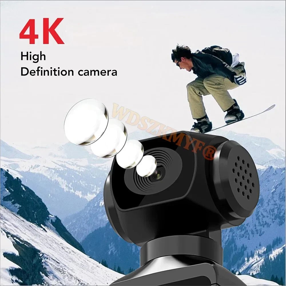 4K WiFi Full HD 1080P Camera 270 Rotatable Mini Camcorders Outdoor Sports DV With Waterproof Case Video Recorder Camcorder Cam - Image 2