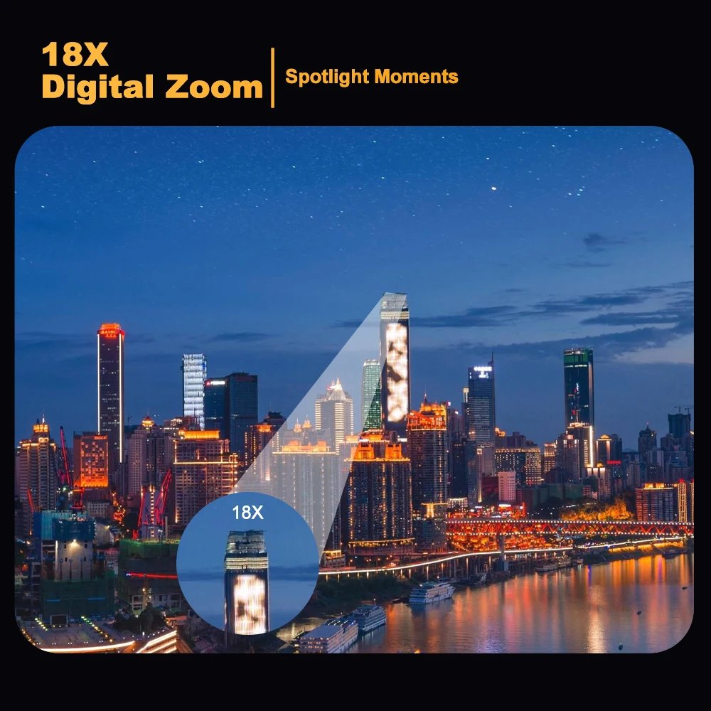 4K Portable Digital photography Camera 2 in1 Photo Video Record DV Travel Video Camera 18X Zoom 3'' Rotatable Screen With Flash - Image 4