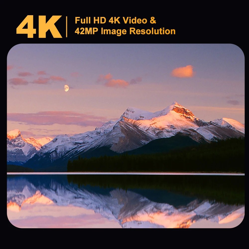 4K Portable Digital photography Camera 2 in1 Photo Video Record DV Travel Video Camera 18X Zoom 3'' Rotatable Screen With Flash - Image 2