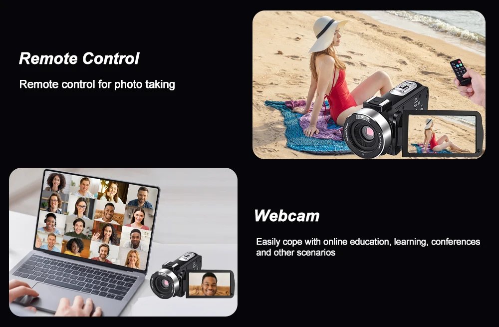 4K Portable Digital photography Camera 2 in1 Photo Video Record DV Travel Video Camera 18X Zoom 3'' Rotatable Screen With Flash 4K Portable Digital photography Camera 2 in1 Photo Video Record DV Travel Video Camera 18X Zoom 3'' Rotatable Screen With Flash