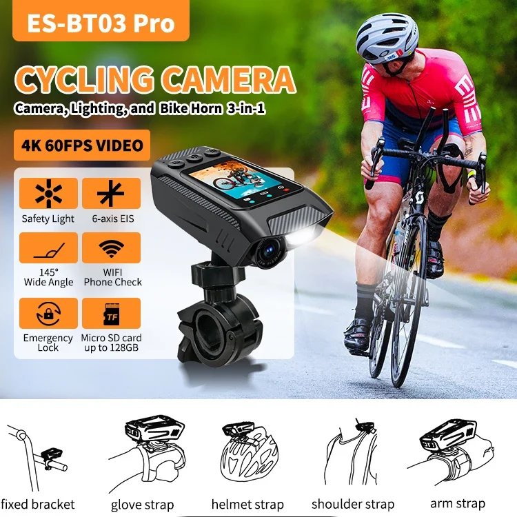 4K 60FPS Action Camera Bike Motorcycle Helmet Camera 1080P Outdoor Sport Cam Multifunction DV WiFi Bicycle Driver Recorder 4K 60FPS Action Camera Bike Motorcycle Helmet Camera 1080P Outdoor Sport Cam Multifunction DV WiFi Bicycle Driver Recorder