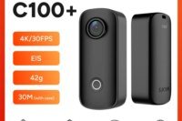 SJCAM C100 Plus Action Camera 4K 30M Waterproof 2.4G WiFi Action Sport action cam EIS bicycle helmet motorcycles