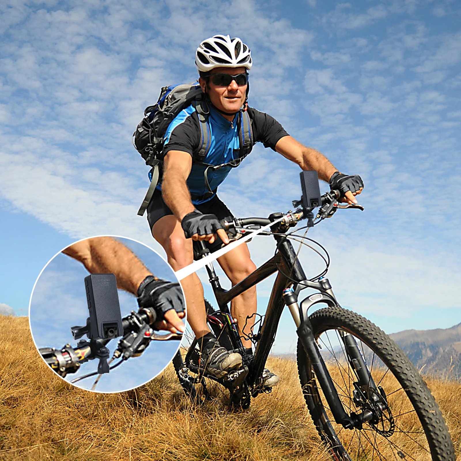 Vandlion A39 Full 1080P HD Mini Camera 3000mAh Camcorder Body Mount Cam Small 180° Rotating Bike Camera Sports DV Car DVR Webcam - Image 6