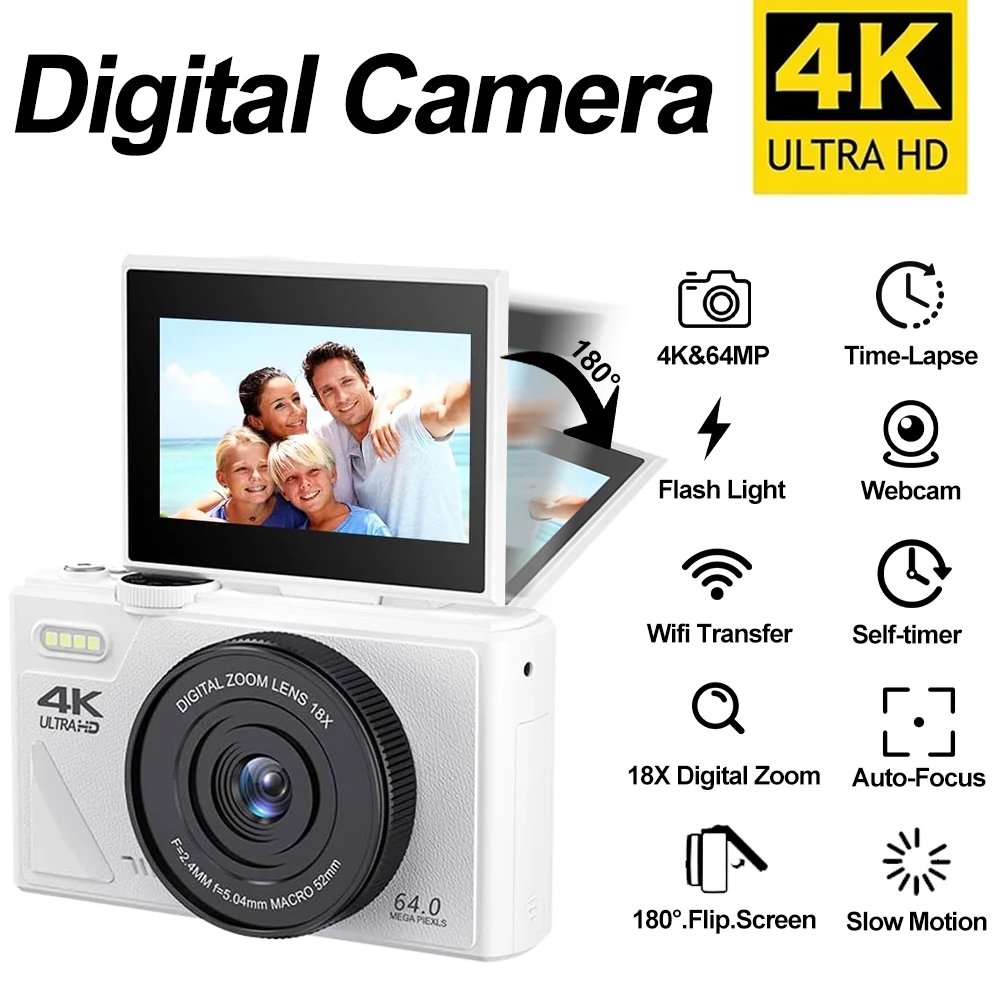64MP Digital Photography Camera 3.0