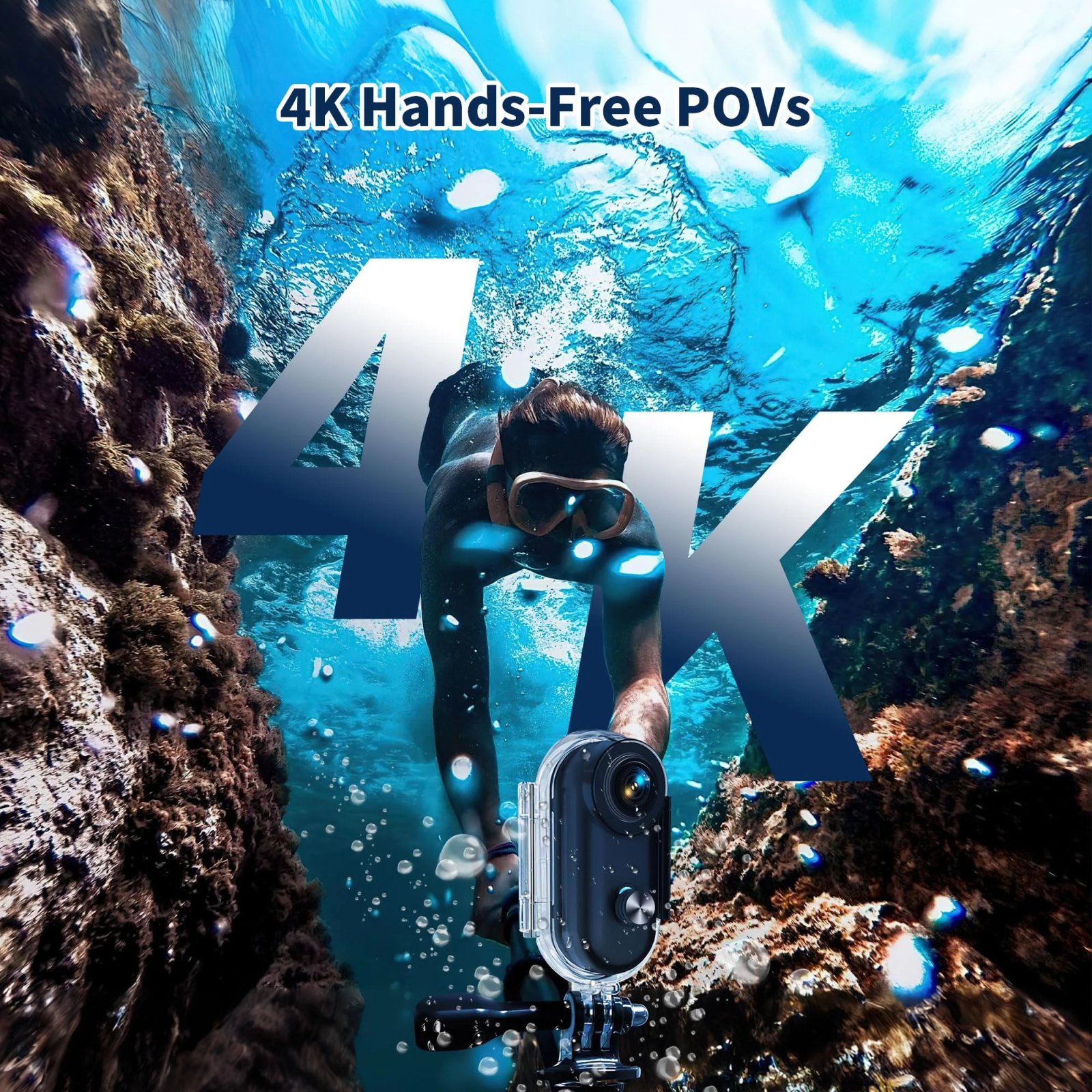 4K Outdoor Sports Camera Multifunction WIFI In Helmet Motorcycle Bike Waterproof Bicycle Action Mini Body Cam Video Recording - Image 2