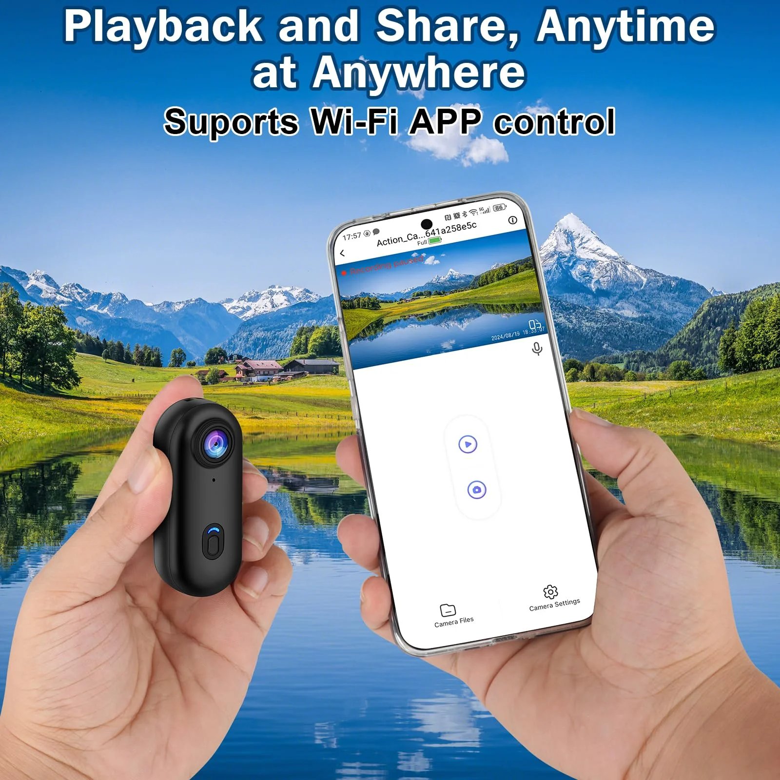 4K Outdoor Sports Camera Multifunction WIFI In Helmet Motorcycle Bike Waterproof Bicycle Action Mini Body Cam Video Recording - Image 5