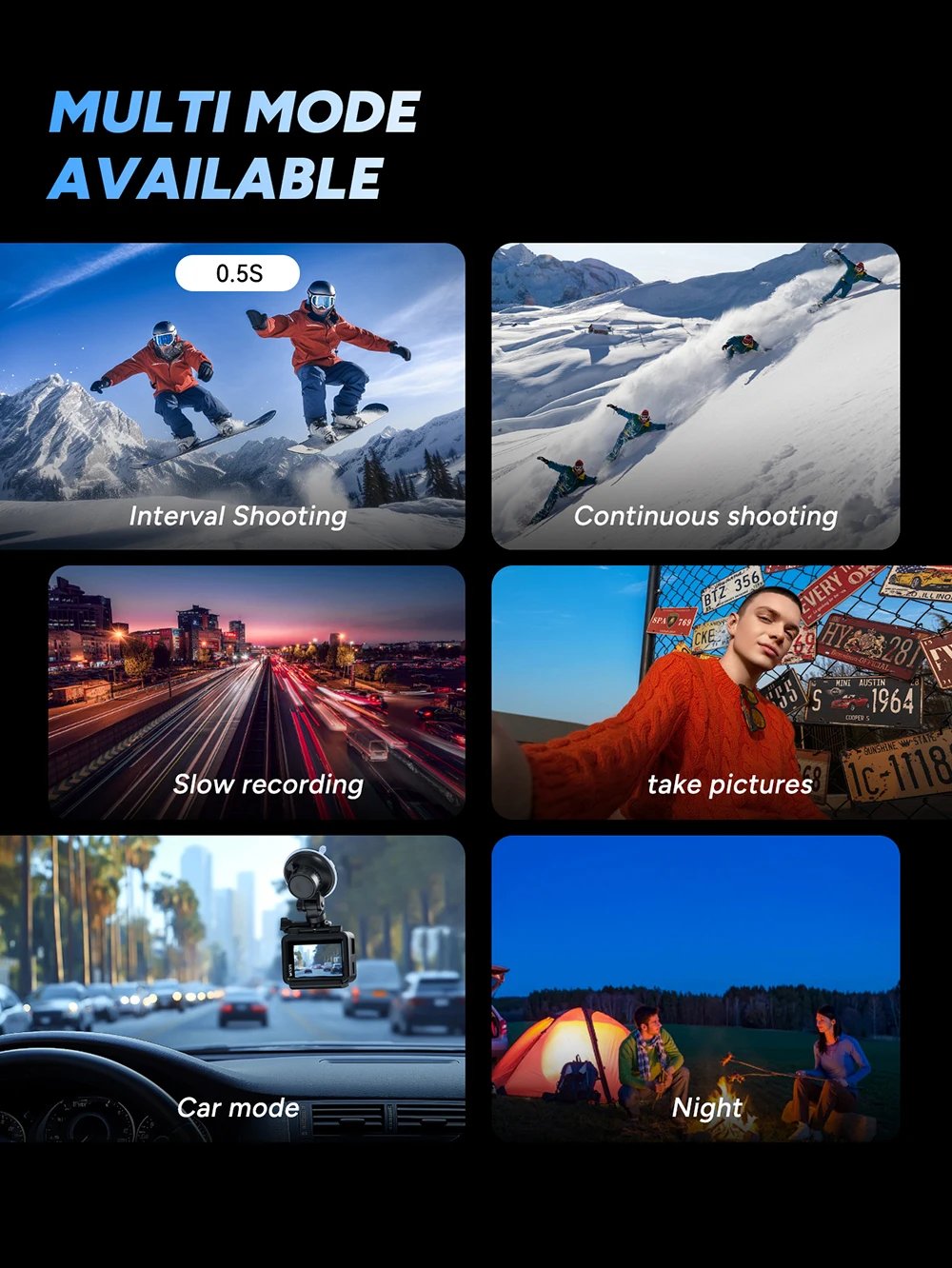 SJCAM SJ4000 Dual Screen 4K Action Camera 30M Waterproof Anti-Shake HD Sports Video Action Cameras Motorcycle Bicycle Helmet SJCAM SJ4000 Dual Screen 4K Action Camera 30M Waterproof Anti-Shake HD Sports Video Action Cameras Motorcycle Bicycle Helmet