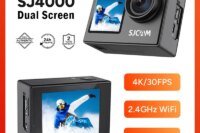 SJCAM SJ4000 Dual Screen 4K Action Camera 30M Waterproof Anti-Shake HD Sports Video Action Cameras Motorcycle Bicycle Helmet