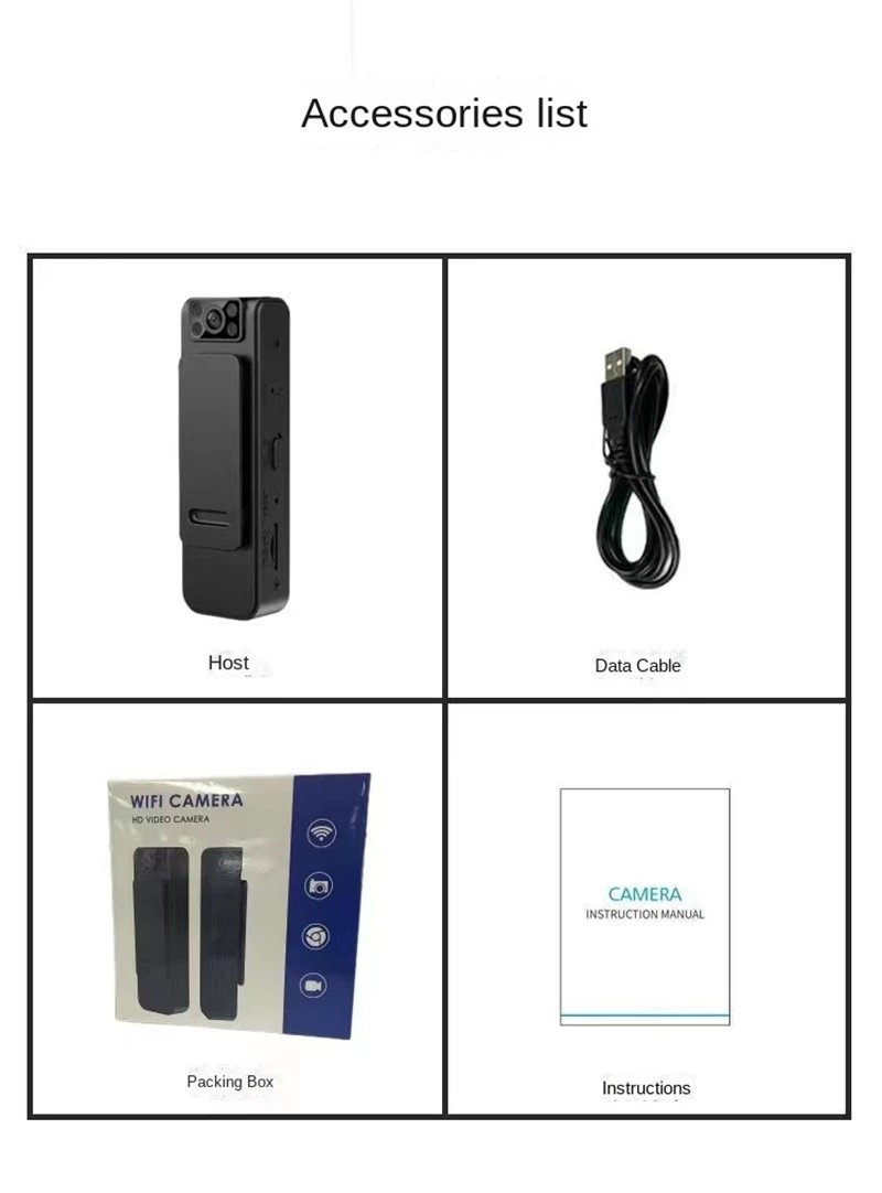 2025 NEW WIth Wifi Hotspot Mini Camera 1080P Portable Digital Video Recorder Body Camera Night Vision DVR Miniature Camcorder 2025 NEW WIth Wifi Hotspot Mini Camera 1080P Portable Digital Video Recorder Body Camera Night Vision DVR Miniature Camcorder