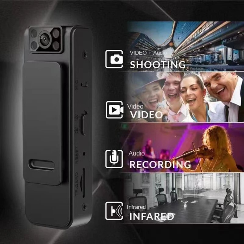 2025 NEW WIth Wifi Hotspot Mini Camera 1080P Portable Digital Video Recorder Body Camera Night Vision DVR Miniature Camcorder - Image 5