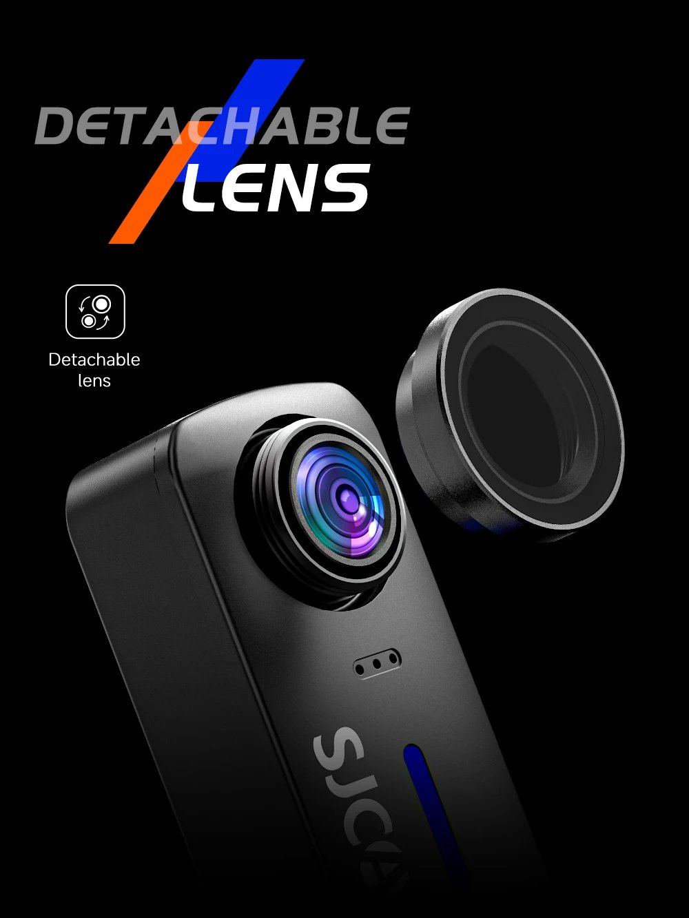 SJCAM C110 4K Action Camera with 135° Wide Angle f/2.0 Lens EIS Stabilization 1500MP Photos 200Min Battery 30M Waterproof Case SJCAM C110 4K Action Camera with 135° Wide Angle f/2.0 Lens EIS Stabilization 1500MP Photos 200Min Battery 30M Waterproof Case