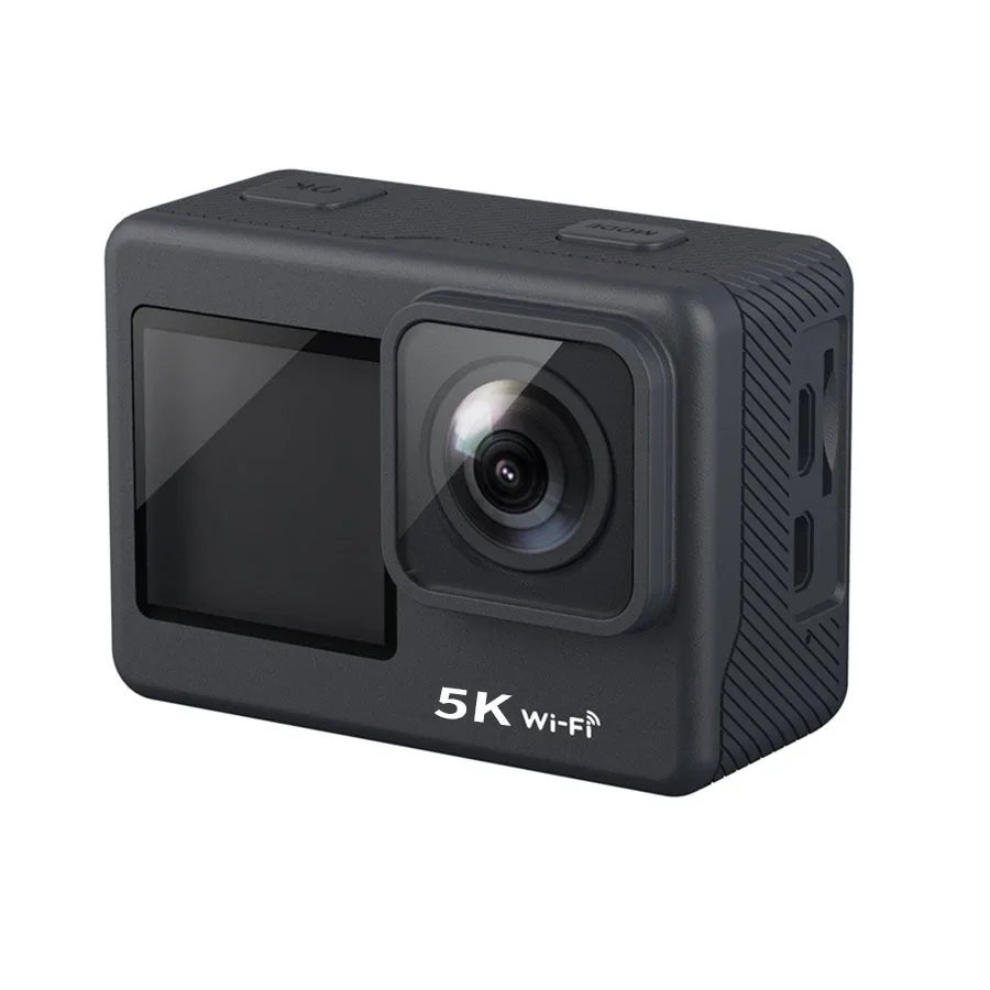 Action Camera 5K 4K60FPS EIS 48MP Wi-Fi Dual Screen 170D 8X Zoom Pre Record 30M Waterproof Sport Camera With Sony IMX576 Lens Action Camera 5K 4K60FPS EIS 48MP Wi-Fi Dual Screen 170D 8X Zoom Pre Record 30M Waterproof Sport Camera With Sony IMX576 Lens