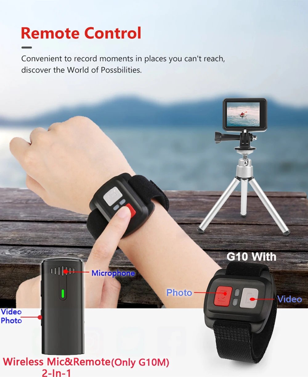 Action Camera 5K 4K60FPS EIS 48MP Wi-Fi Dual Screen 170D 8X Zoom Pre Record 30M Waterproof Sport Camera With Sony IMX576 Lens Action Camera 5K 4K60FPS EIS 48MP Wi-Fi Dual Screen 170D 8X Zoom Pre Record 30M Waterproof Sport Camera With Sony IMX576 Lens