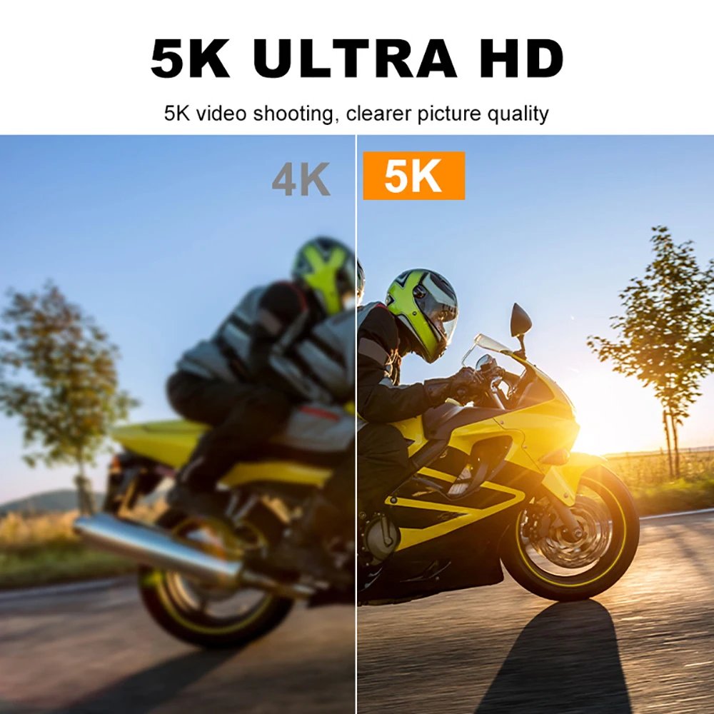 Action Camera 5K 4K60FPS EIS 48MP Wi-Fi Dual Screen 170D 8X Zoom Pre Record 30M Waterproof Sport Camera With Sony IMX576 Lens Action Camera 5K 4K60FPS EIS 48MP Wi-Fi Dual Screen 170D 8X Zoom Pre Record 30M Waterproof Sport Camera With Sony IMX576 Lens
