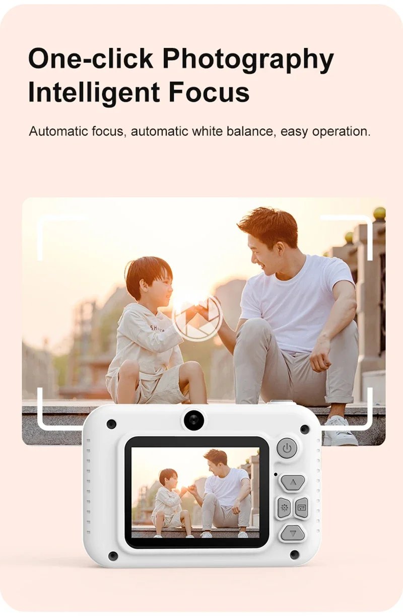 Xiaomi 4K Digital Camera 2000W Pixels Dual-camera Mini HD Eye Protection Screen1080P Built-in Game Shock Recording Kids Camera Xiaomi 4K Digital Camera 2000W Pixels Dual-camera Mini HD Eye Protection Screen1080P Built-in Game Shock Recording Kids Camera