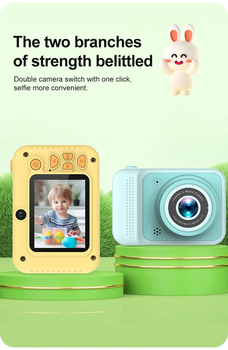 Xiaomi 4K Digital Camera 2000W Pixels Dual-camera Mini HD Eye Protection Screen1080P Built-in Game Shock Recording Kids Camera Xiaomi 4K Digital Camera 2000W Pixels Dual-camera Mini HD Eye Protection Screen1080P Built-in Game Shock Recording Kids Camera