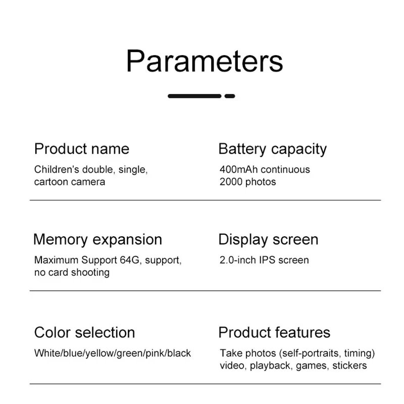 Xiaomi 4K Digital Camera 2000W Pixels Dual-camera Mini HD Eye Protection Screen1080P Built-in Game Shock Recording Kids Camera Xiaomi 4K Digital Camera 2000W Pixels Dual-camera Mini HD Eye Protection Screen1080P Built-in Game Shock Recording Kids Camera