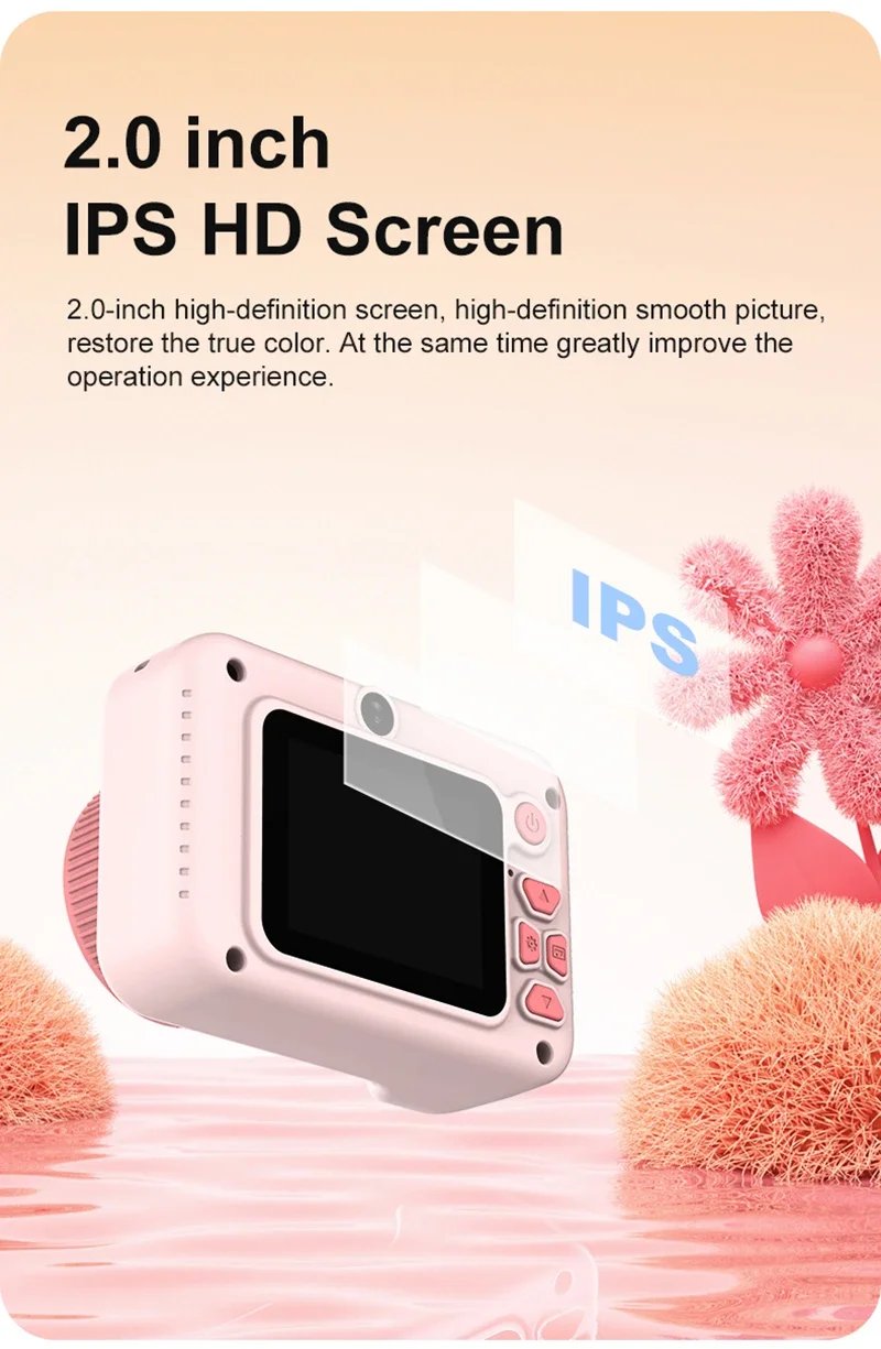 Xiaomi 4K Digital Camera 2000W Pixels Dual-camera Mini HD Eye Protection Screen1080P Built-in Game Shock Recording Kids Camera Xiaomi 4K Digital Camera 2000W Pixels Dual-camera Mini HD Eye Protection Screen1080P Built-in Game Shock Recording Kids Camera