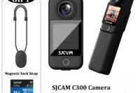 SJCAM C300 Pocket Action Camera 4K 30FPS 6-Axis GYRO Image Stabilization Super Night Vision 5G WiFi Remote Webcam Sports DV Cam