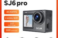 SJCAM SJ6 Pro 4K 60FPS Dual Screen Action Camera Waterproof Touch Screen Sport Cam WiFi Night Vision 6-Axis Gyro Stabilization