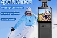 Xiaomi 4K HD Handheld Pocket Camera 180 ° Rotating Mini Portable Camera Wearable Night Vision Outdoor Sports Camera 2025 New