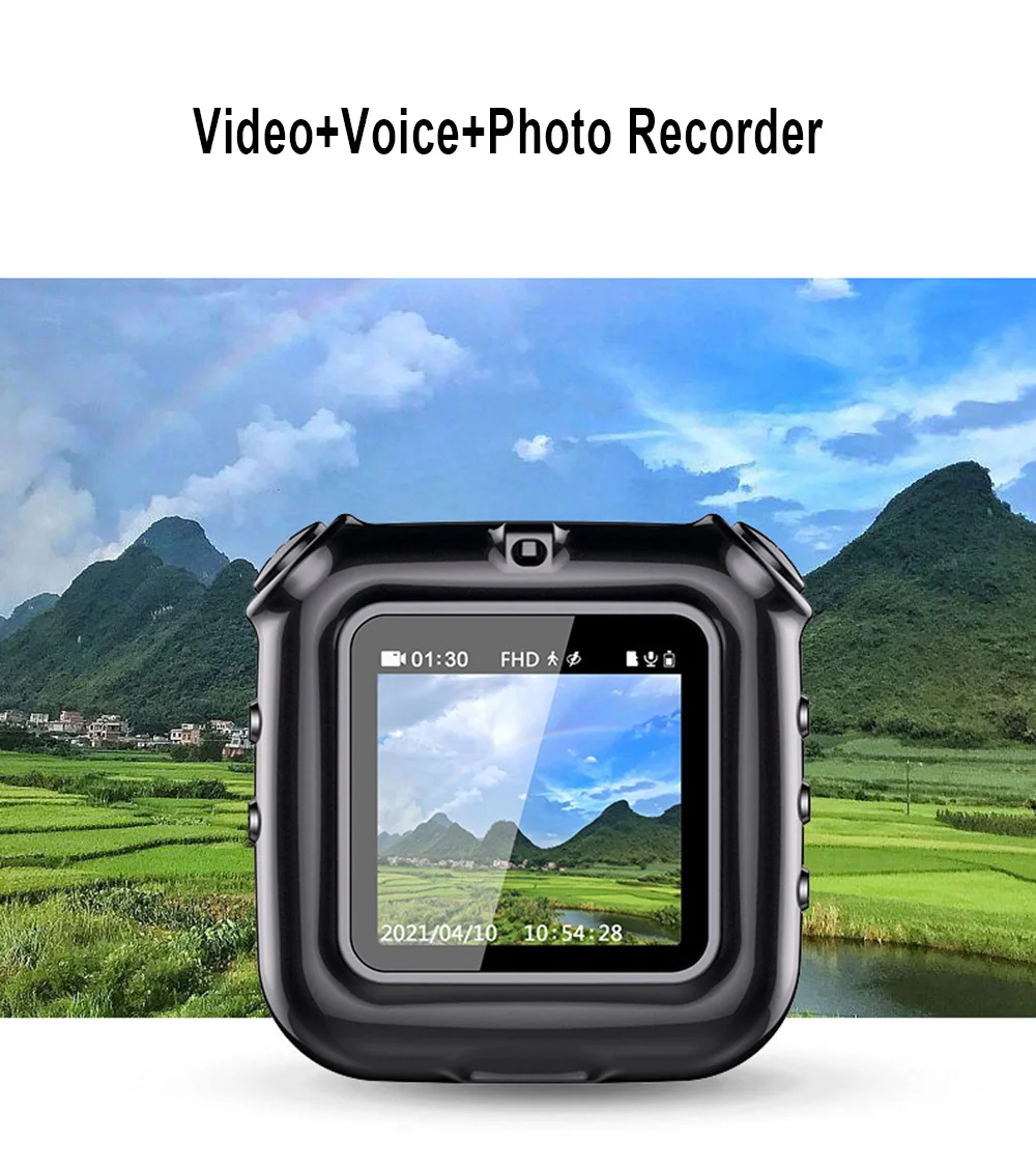 V9 Mini Clip Necklace Camera 1080P Portable Cam Dispaly Screen Audio Video Voice Photo Recorder Smart Loop Recording Camcorder V9 Mini Clip Necklace Camera 1080P Portable Cam Dispaly Screen Audio Video Voice Photo Recorder Smart Loop Recording Camcorder