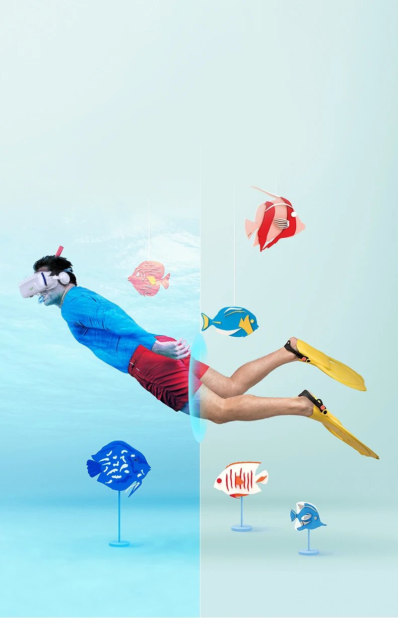 New VR Helmet 3D Glasses G04E 6th Generation Smartphone Smart Goggles Virtual Reality Headset Video Game Viar Binoculars