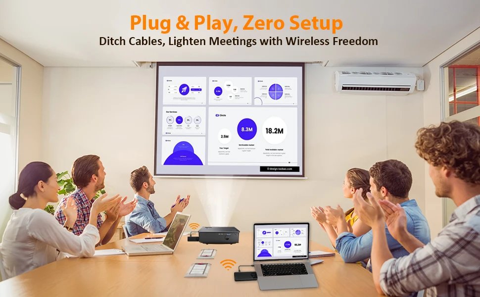 1080P 50M Wireless Video Audio Transmitter Receiver Extender Display Adapter Dongle For TV Box Monitor Projector PC 1080P 50M Wireless Video Audio Transmitter Receiver Extender Display Adapter Dongle For TV Box Monitor Projector PC