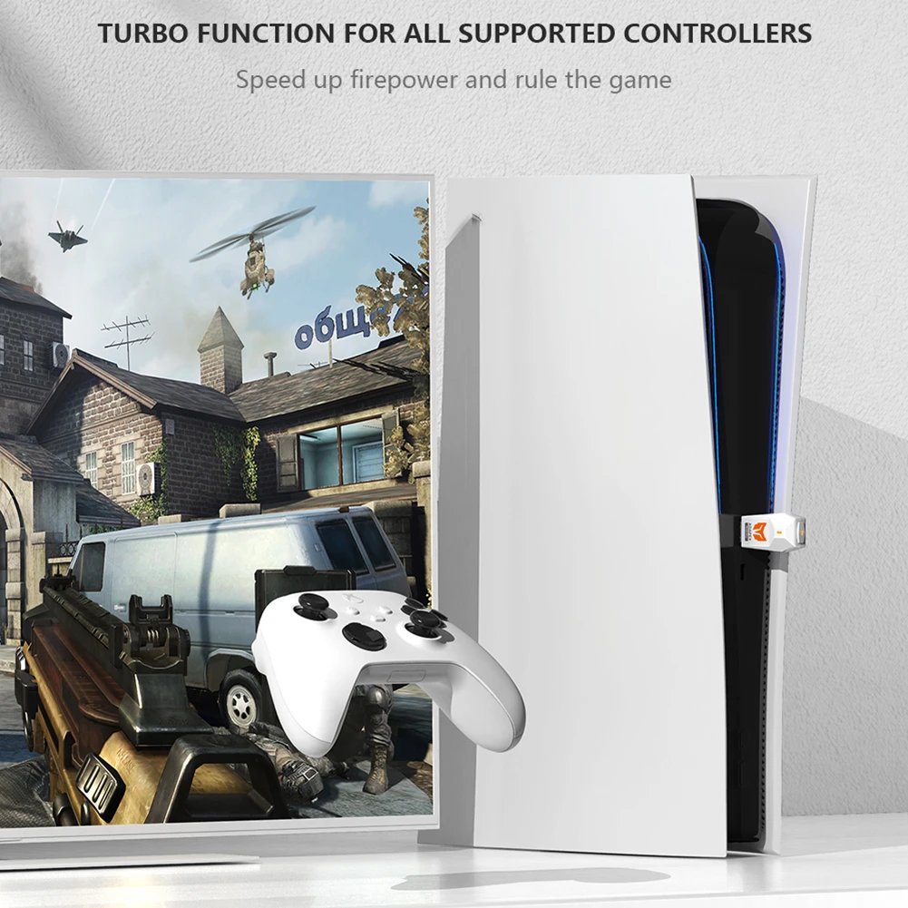 BIGBIG WON R100 USB Adapter Wireless Receiver Converter For Switch Pro/PS4/PS5/XBOX One S/X Gamepad Controller Bluetooth Dongle - Image 3