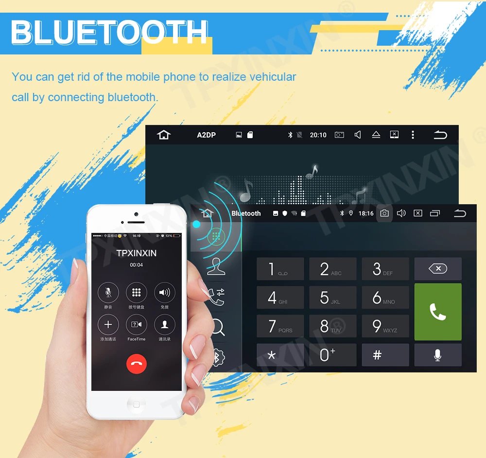 Car Radio Coche With Bluetooth Stereo Receiver Automotive Android For Mercedes-Benz Smart GPS Navigation Screen IPS Head Unit