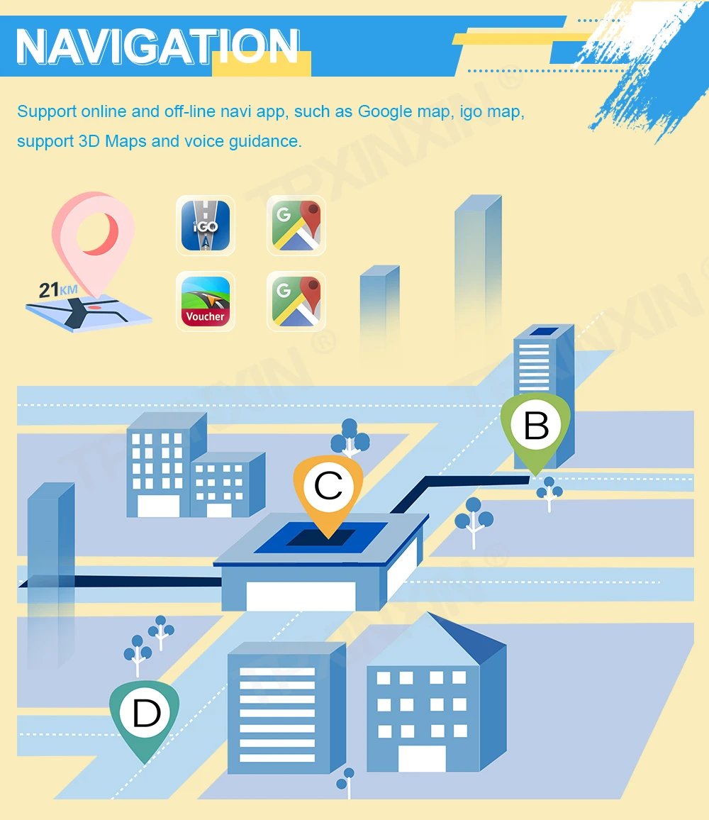 Car Radio Coche With Bluetooth Stereo Receiver Automotive Android For Mercedes-Benz Smart GPS Navigation Screen IPS Head Unit