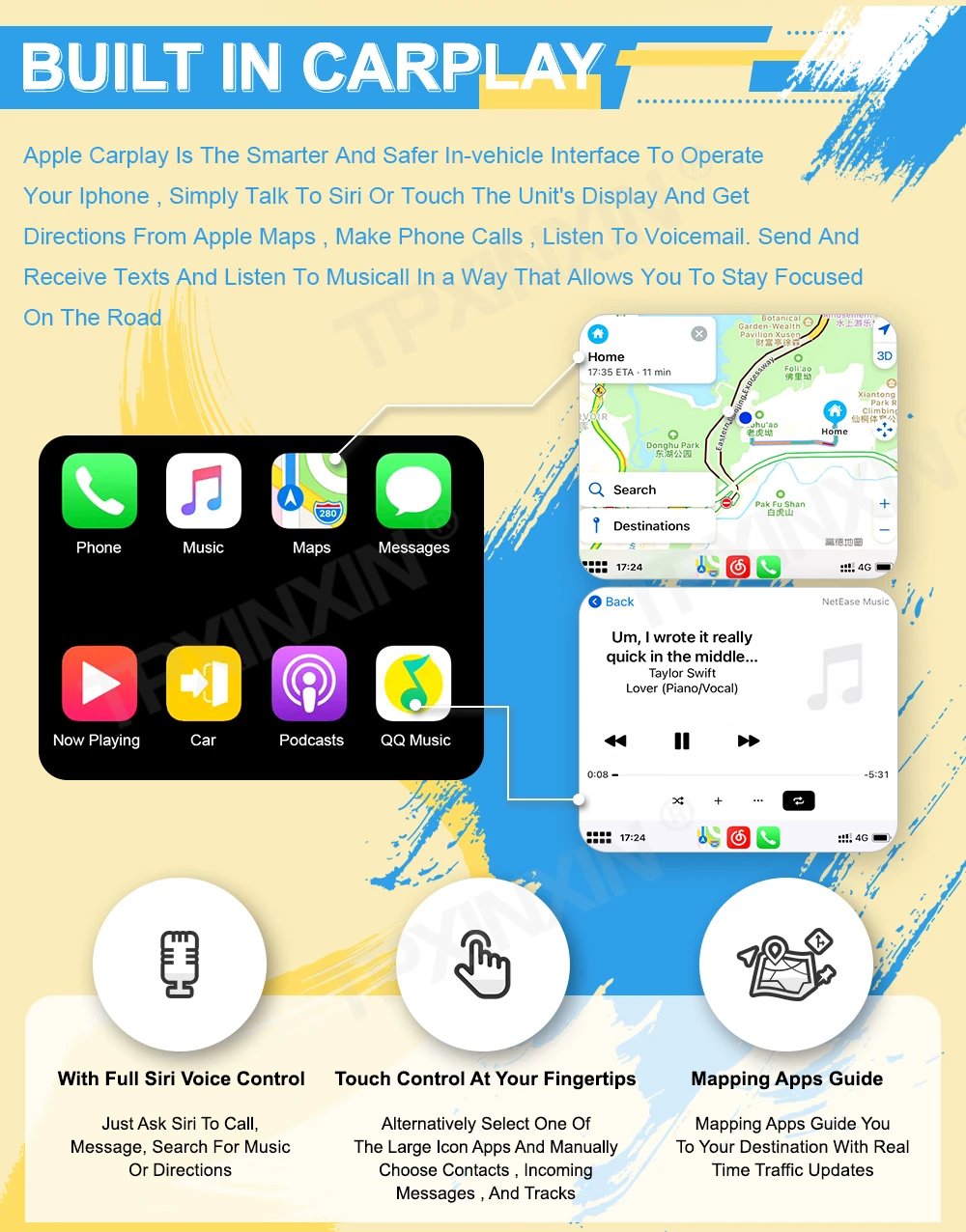 Car Radio Coche With Bluetooth Stereo Receiver Automotive Android For Mercedes-Benz Smart GPS Navigation Screen IPS Head Unit