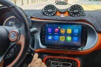 Car Radio Coche With Bluetooth Stereo Receiver Automotive Android For Mercedes-Benz Smart GPS Navigation Screen IPS Head Unit