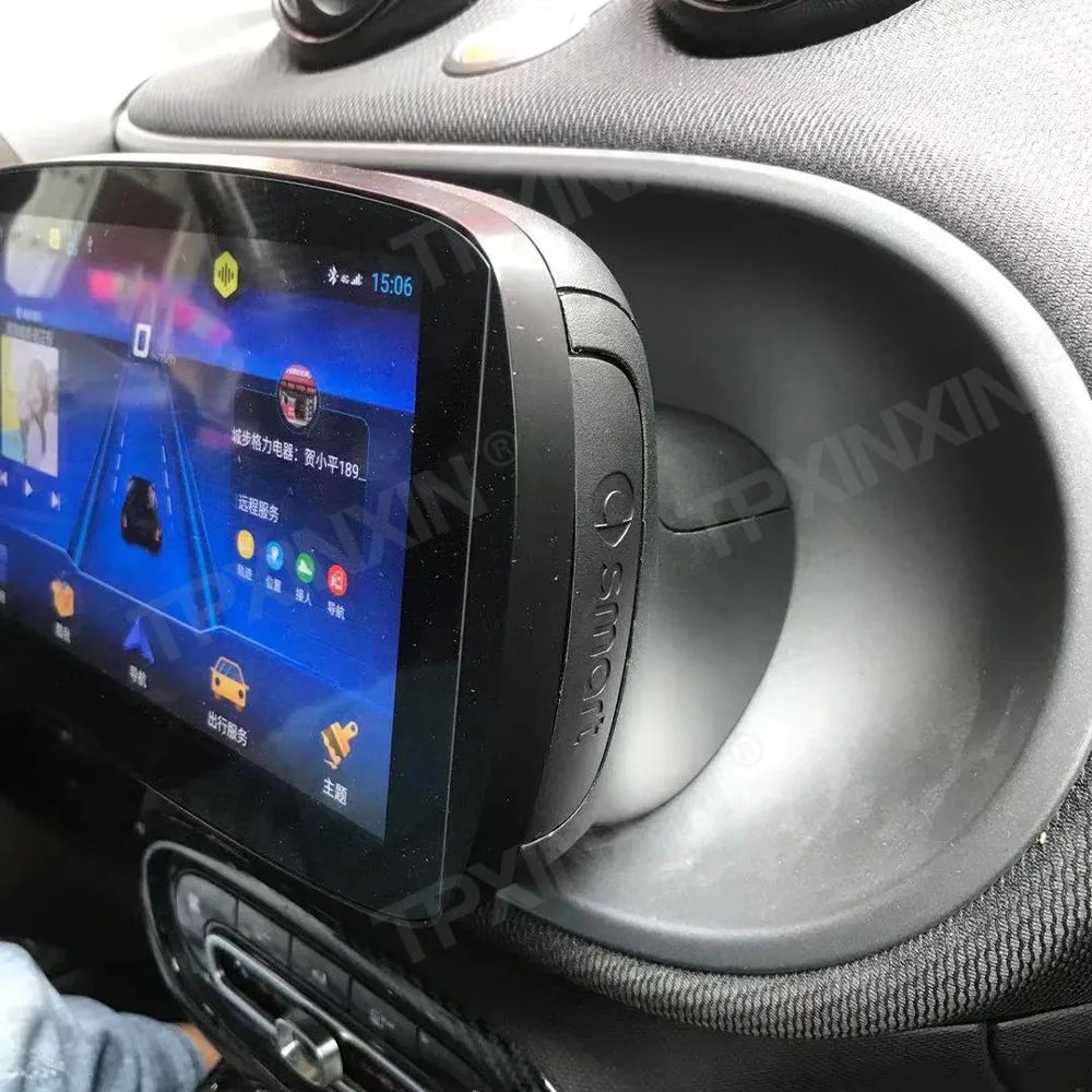 Car Radio Coche With Bluetooth Stereo Receiver Automotive Android For Mercedes-Benz Smart GPS Navigation Screen IPS Head Unit