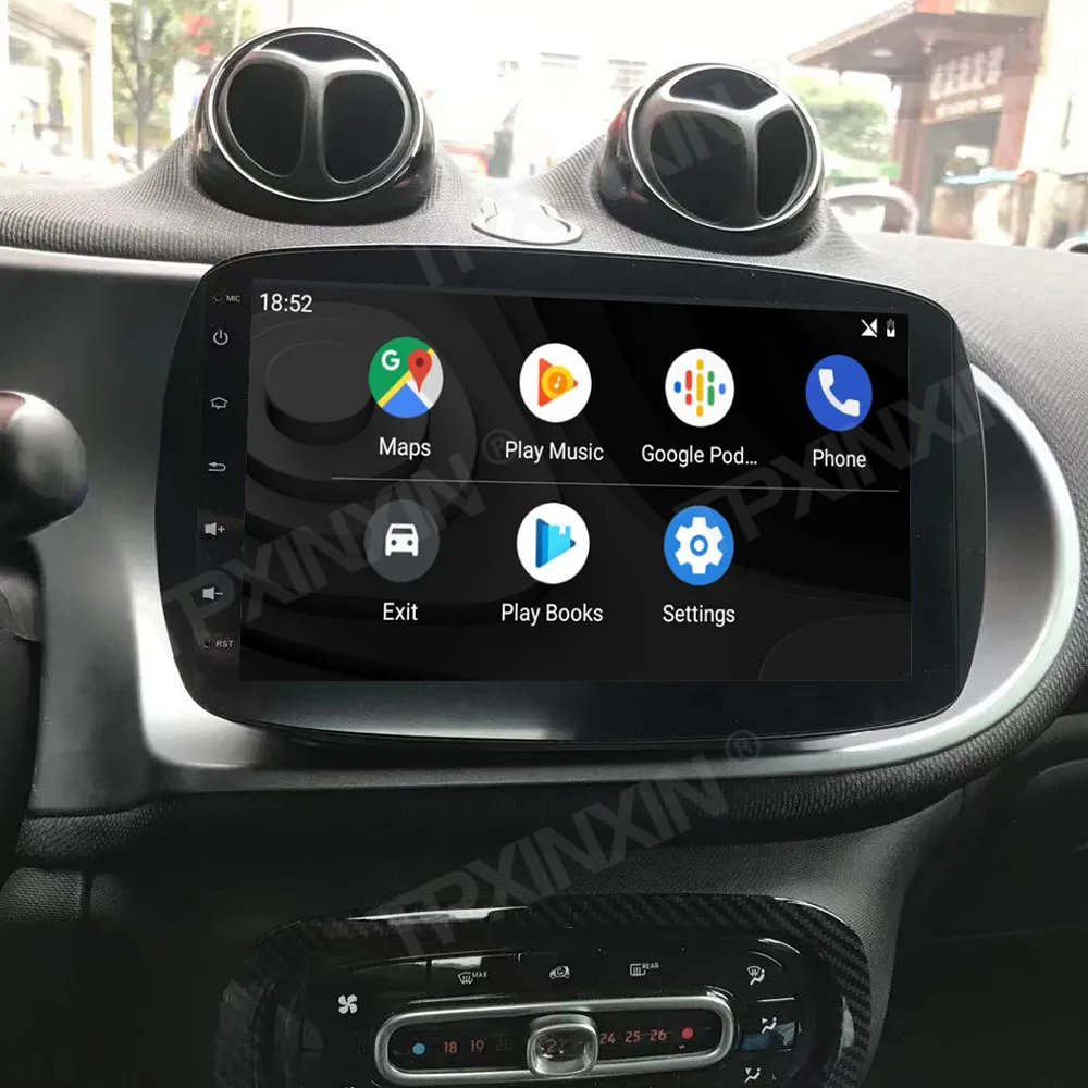 Car Radio Coche With Bluetooth Stereo Receiver Automotive Android For Mercedes-Benz Smart GPS Navigation Screen IPS Head Unit