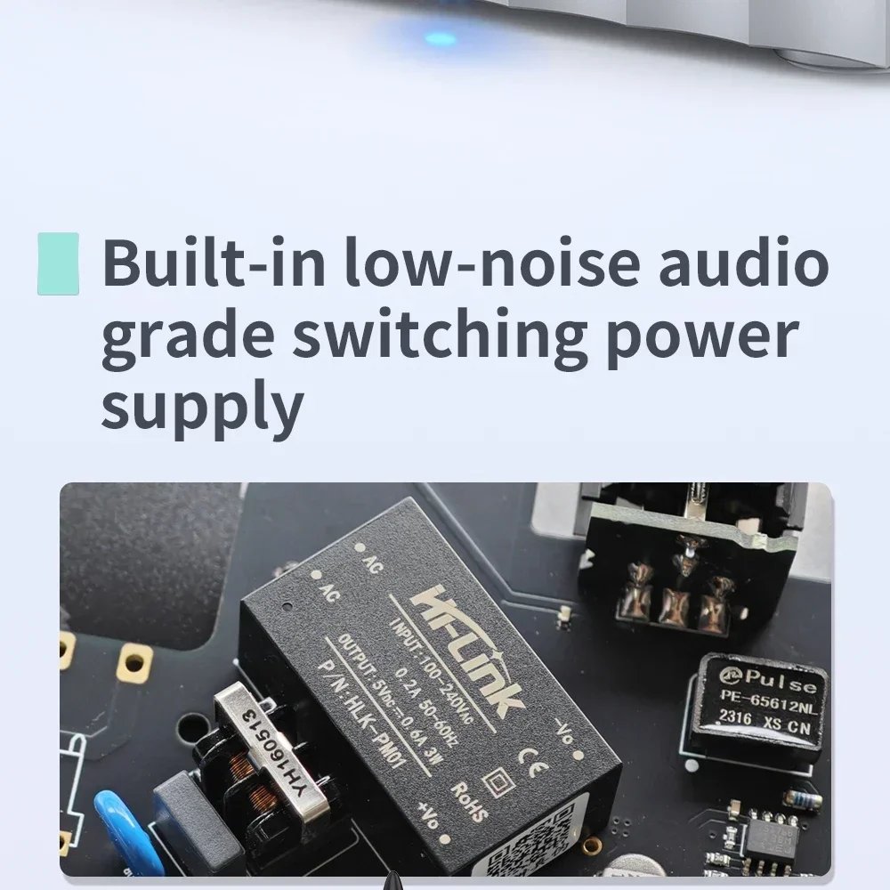 SMSL B100 Digital Audio Bluetooth Music Decoder Receiver AK4493S Chip Bluetooth 5.1 DAC 24bit 192kHz Supports LDAC APTX SBC AAC SMSL B100 Digital Audio Bluetooth Music Decoder Receiver AK4493S Chip Bluetooth 5.1 DAC 24bit 192kHz Supports LDAC APTX SBC AAC