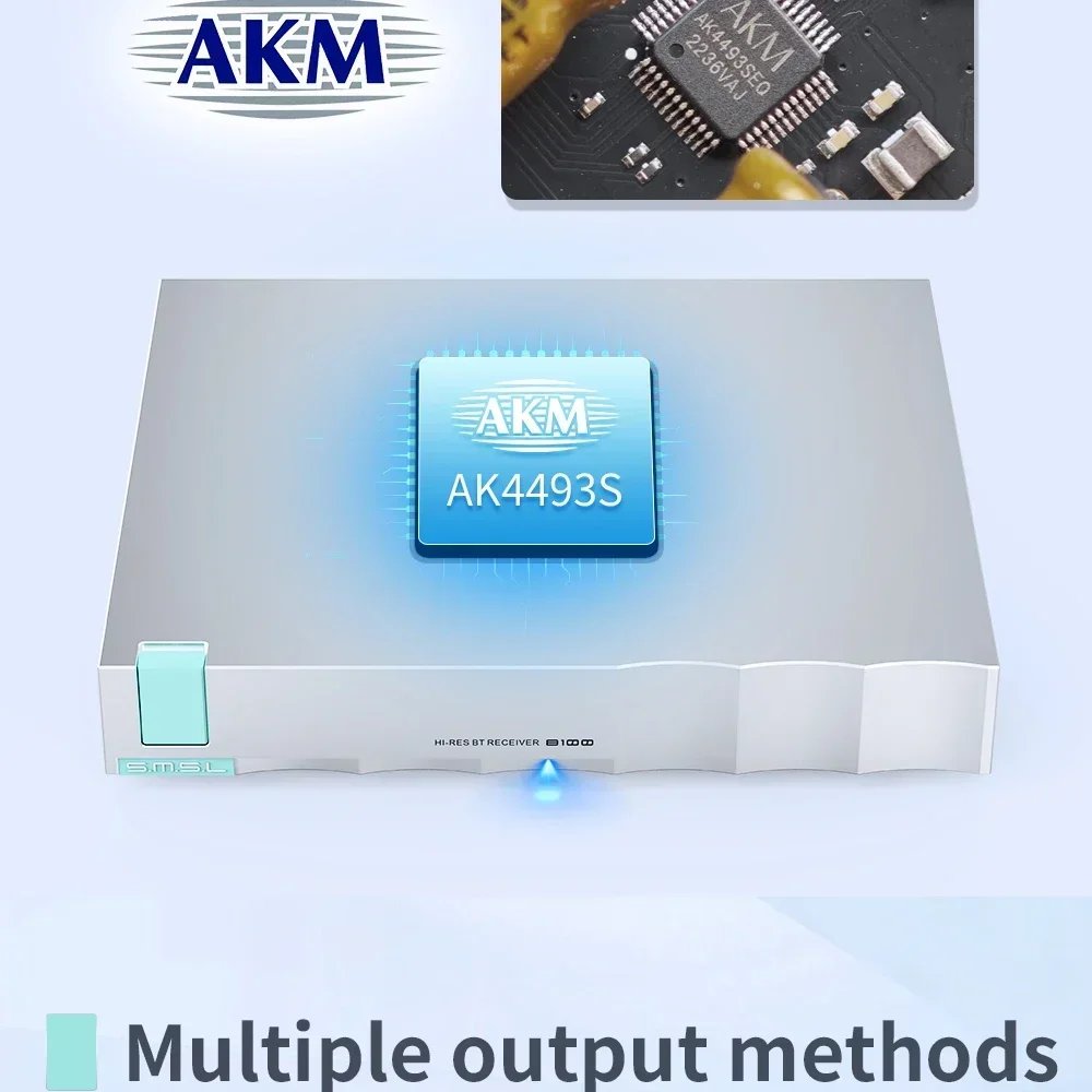 SMSL B100 Digital Audio Bluetooth Music Decoder Receiver AK4493S Chip Bluetooth 5.1 DAC 24bit 192kHz Supports LDAC APTX SBC AAC SMSL B100 Digital Audio Bluetooth Music Decoder Receiver AK4493S Chip Bluetooth 5.1 DAC 24bit 192kHz Supports LDAC APTX SBC AAC