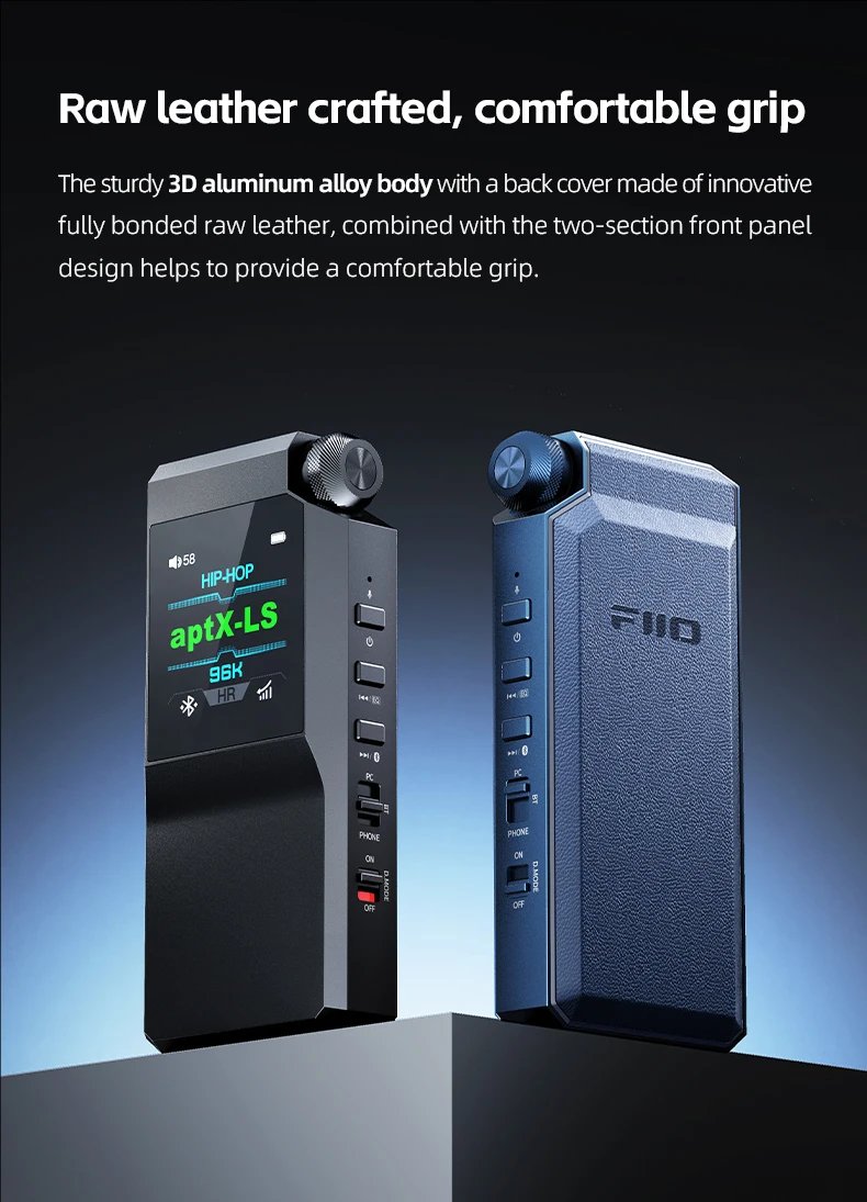 FiiO BTR17 Headphone Amp Bluetooth 5.4 Receiver with LDAC/aptX Lossless support,  Hi-Res Portable DAC 768K/32Bit DSD512