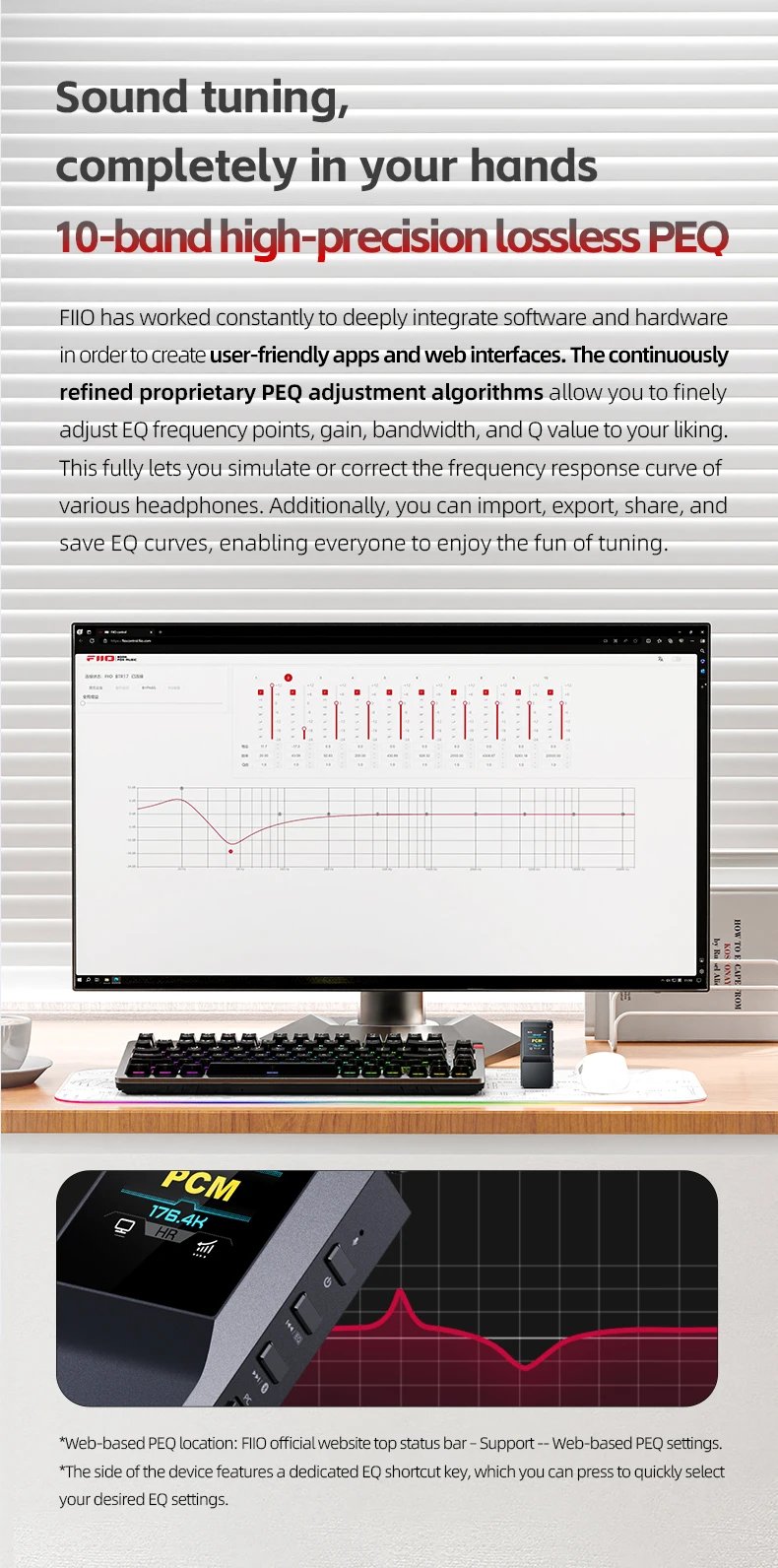FiiO BTR17 Headphone Amp Bluetooth 5.4 Receiver with LDAC/aptX Lossless support,  Hi-Res Portable DAC 768K/32Bit DSD512