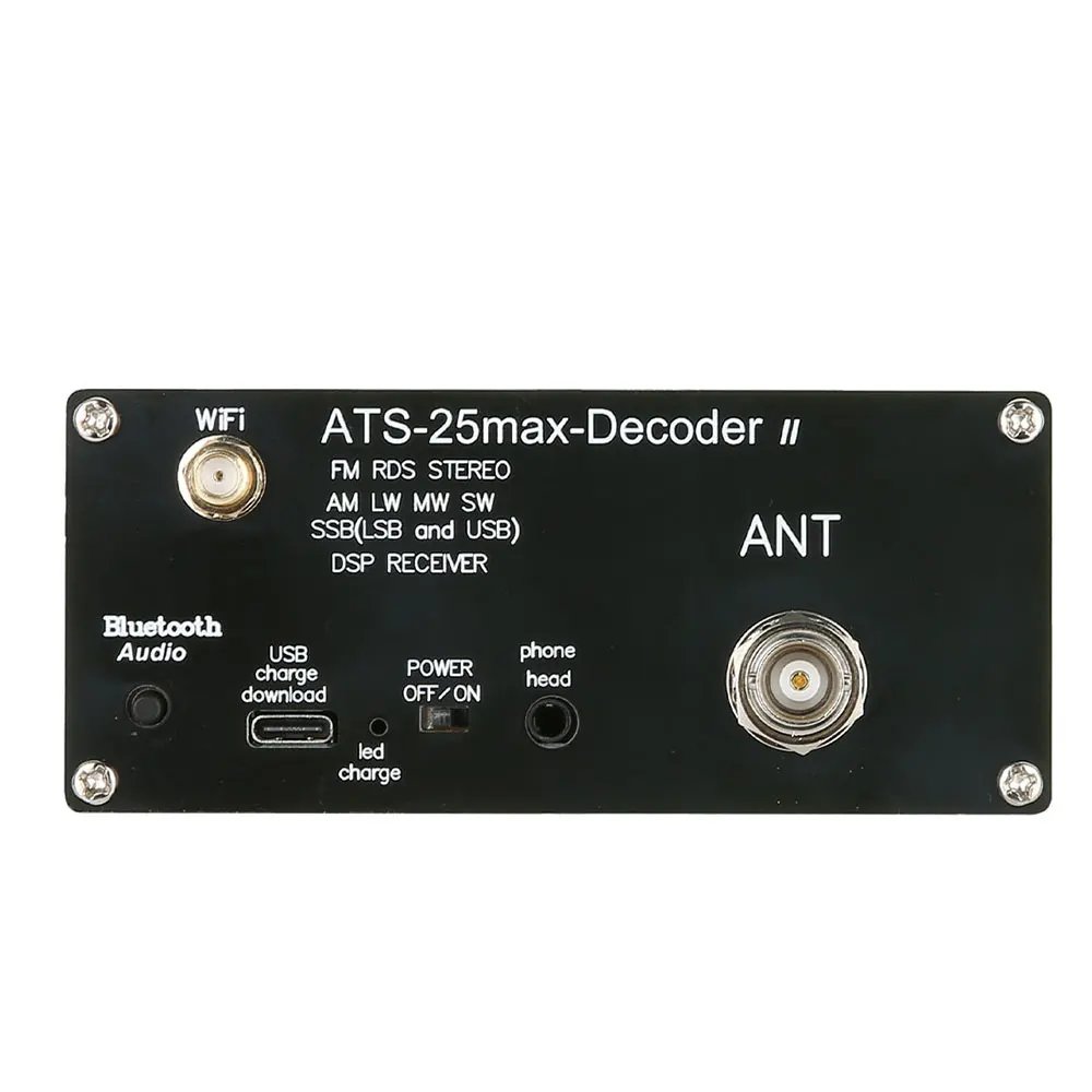 ATS25 Max Decoder II Bluetooth Version Second Generation Full Radio Receiver FM SW SSB MW LW Receiver 2.4-inch Touch Screen - Image 3