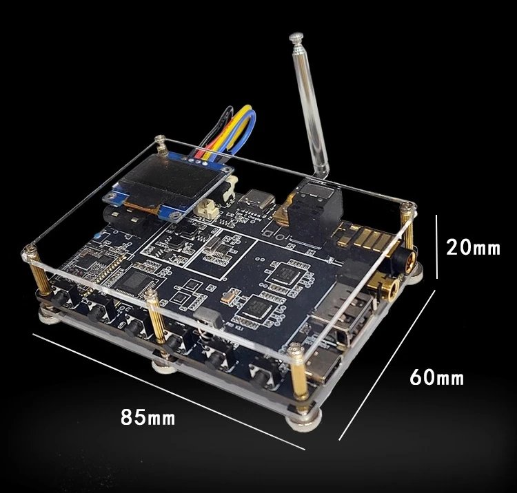 QCC5181+CS43198*2 Bluetooth 5.4 Receiver Decoding Optical, FM, USB Disk ,TF,usb Sound Card Input APTX-AD  LDAC