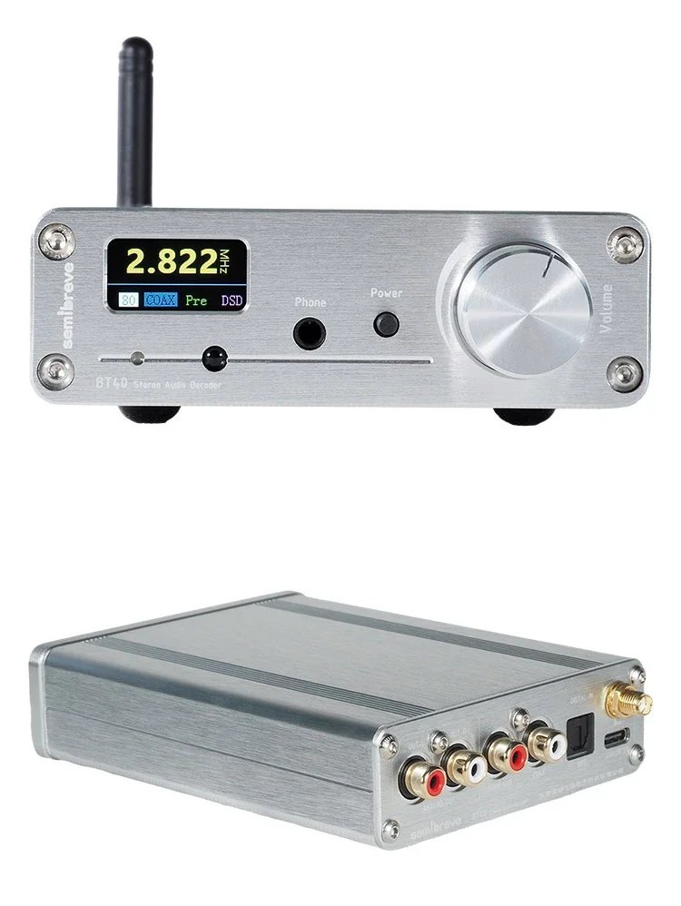 Bluetooth Audio Decoder ES9038Q2M DAC QCC5125 Bluetooth 5.1 Audio Receiver HD Display SRC Upsampling Support IR Remote Control Bluetooth Audio Decoder ES9038Q2M DAC QCC5125 Bluetooth 5.1 Audio Receiver HD Display SRC Upsampling Support IR Remote Control