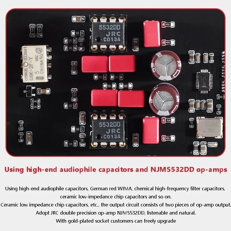 Bluetooth Audio Decoder ES9038Q2M DAC QCC5125 Bluetooth 5.1 Audio Receiver HD Display SRC Upsampling Support IR Remote Control - Image 4