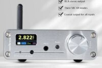 Bluetooth Audio Decoder ES9038Q2M DAC QCC5125 Bluetooth 5.1 Audio Receiver HD Display SRC Upsampling Support IR Remote Control